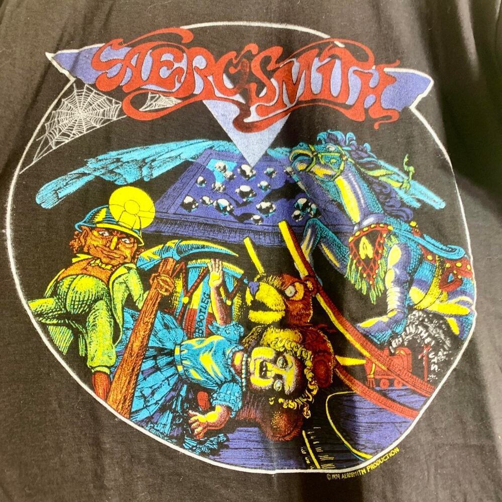 vintage 1979 AEROSMITH Toys In The Attic double sided single stitch tee shirt L